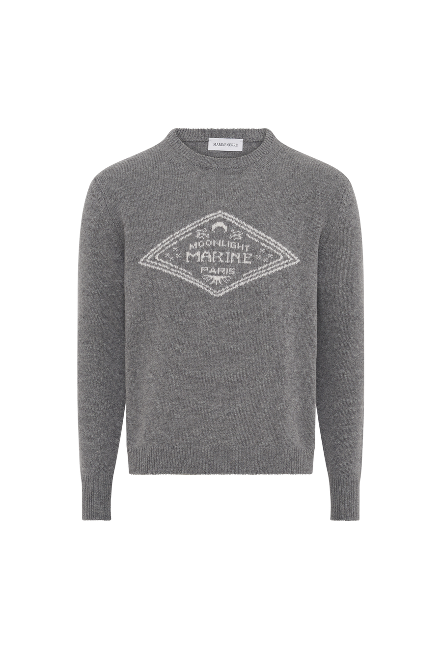 Clean Wool Knit Crewneck Sweater