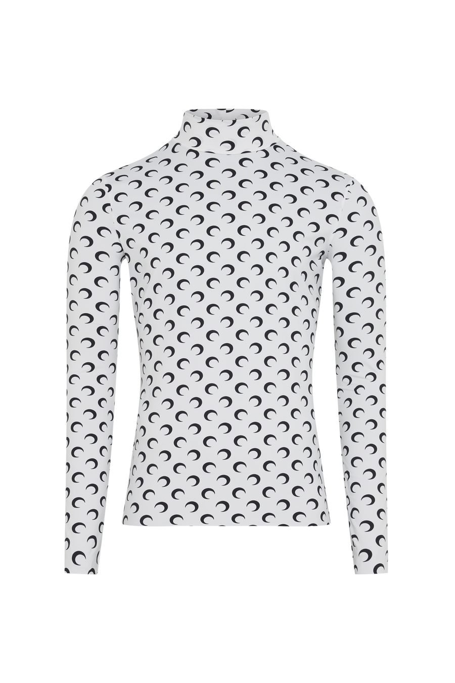 Recycled Moon Jersey SS Highneck Top