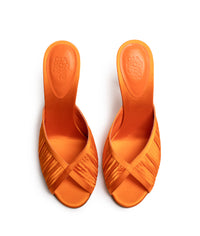 NOEMIE SATIN IN ORANGE