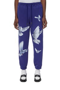 FREEDOM DOVES PERSIAN BLUE LOUNGE PANTS