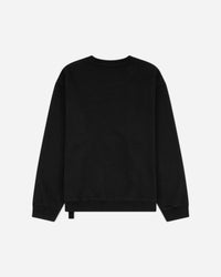 OAMC Peacemaker Loose Fit Crewneck Smile Print Black Sweatshirts Crewneck PCM2ON01QFT00299 99