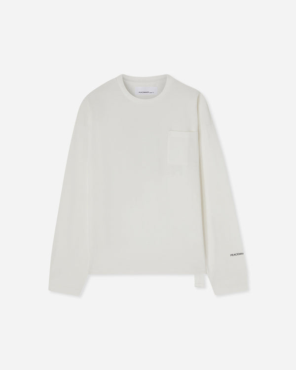 OAMC Peacemaker Peacemaker Leaf Loose Fit Crewneck Snow White Sweatshirts Crewneck PCM1OT04QJE002002 WHT