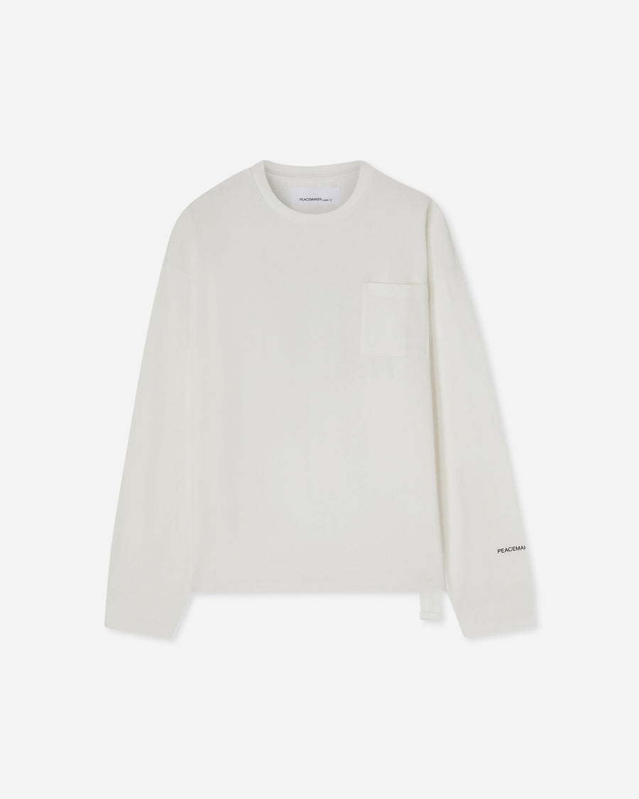 OAMC Peacemaker Peacemaker Leaf Loose Fit Crewneck Snow White Sweatshirts Crewneck PCM1OT04QJE002002 WHT