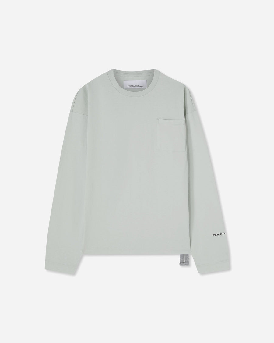 OAMC Peacemaker Peacemaker Leaf Loose Fit Crewneck Ice Flow Sweatshirts Crewneck PCM1OT04QJE002091 ICE