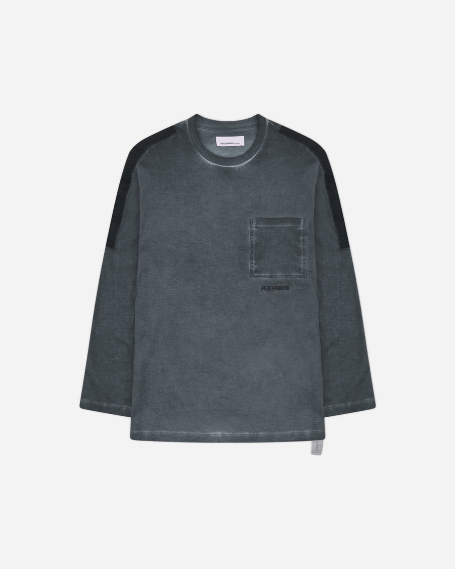 OAMC Peacemaker Velcro Applique Sweatshirt Light Gray Sweatshirts Crewneck PCM3OT10AJE002090 LIGHT GRAY
