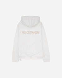 OAMC Peacemaker Hoodie  Stencil Print White Sweatshirts Hoodies PCM3OH01DFT001001 WHITE