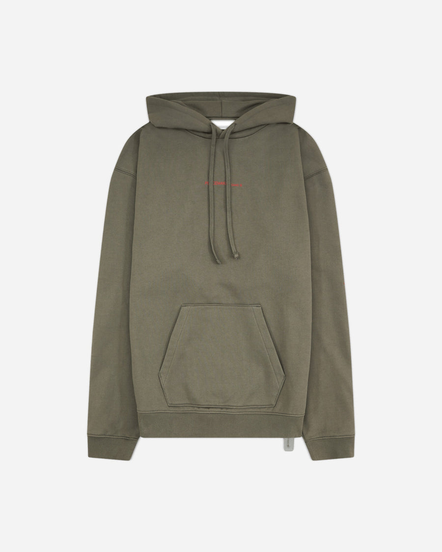 OAMC Peacemaker Loose Fit Hoodie Pigeon Print Gray Sweatshirts Hoodies PCM2OH01AFT00295 95