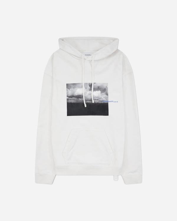 OAMC Peacemaker Loose Fit Hoodie Star Print White Sweatshirts Hoodies PCM2OH01LFT00201 01
