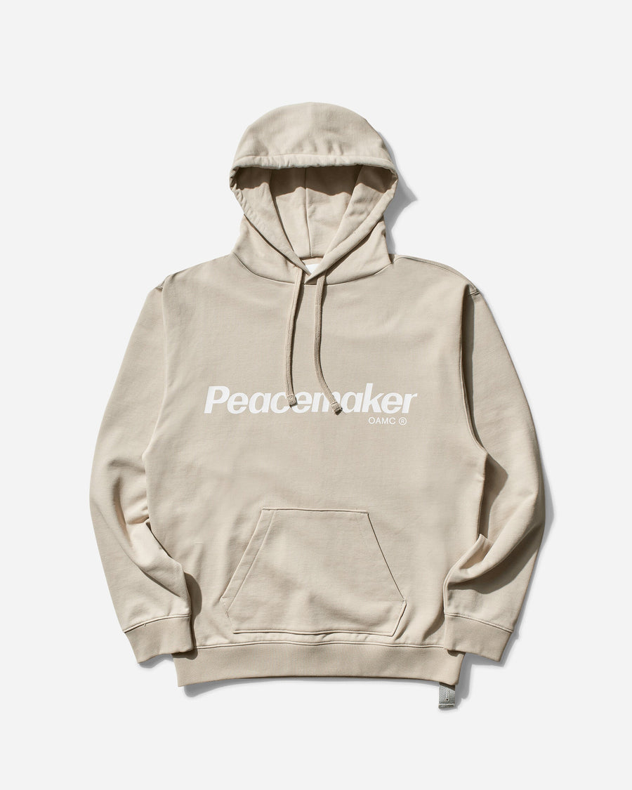 OAMC Peacemaker Peacemaker Flower Loose Fit Hoodie Sand Sweatshirts Hoodies PCM1OH01GFT001004 SAND