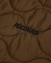 OAMC Peacemaker Shoulder Zip Liner Beige Coats and Jackets Jackets PCM2ON02ANY00106 39