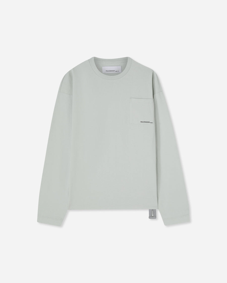 OAMC Peacemaker Peacemaker Lighter L/S Pocket Tee Ice Flow T-Shirts Longsleeve PCM1OT04RJE002091 ICE