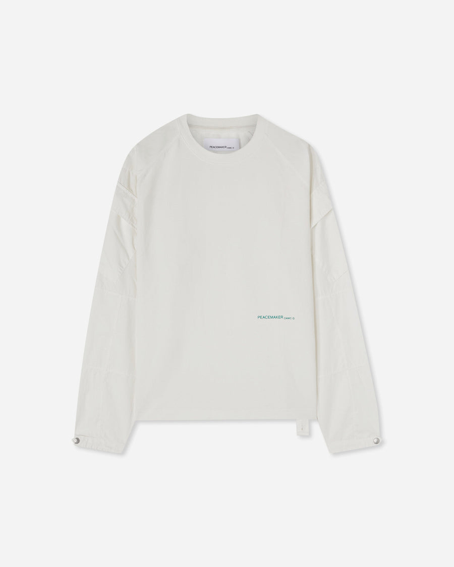 OAMC Peacemaker Peacemaker Sl Cargo L/S Snow White T-Shirts Longsleeve PCM1OT07AJE003002 WHT