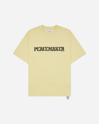 OAMC Peacemaker Loose Fit Tshirt Flowerred  Print Light Yellow T-Shirts Top PCM2OT02MJE00214 14