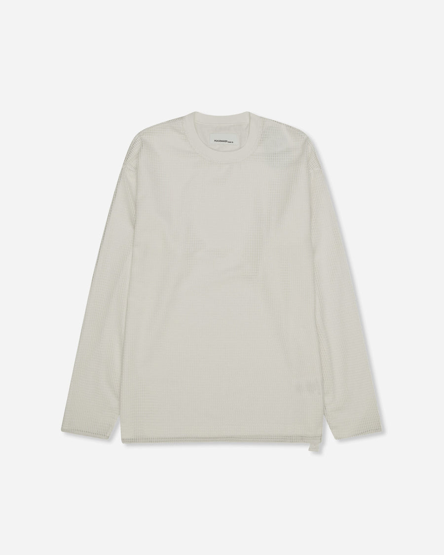 OAMC Peacemaker Mesh Layer Longsleeve White T-Shirts Top PCM2OT03ANE00101 01