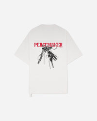 OAMC Peacemaker Oversize Tee  Keys Print White T-Shirts Top PCM3OT02LJE002001 WHITE