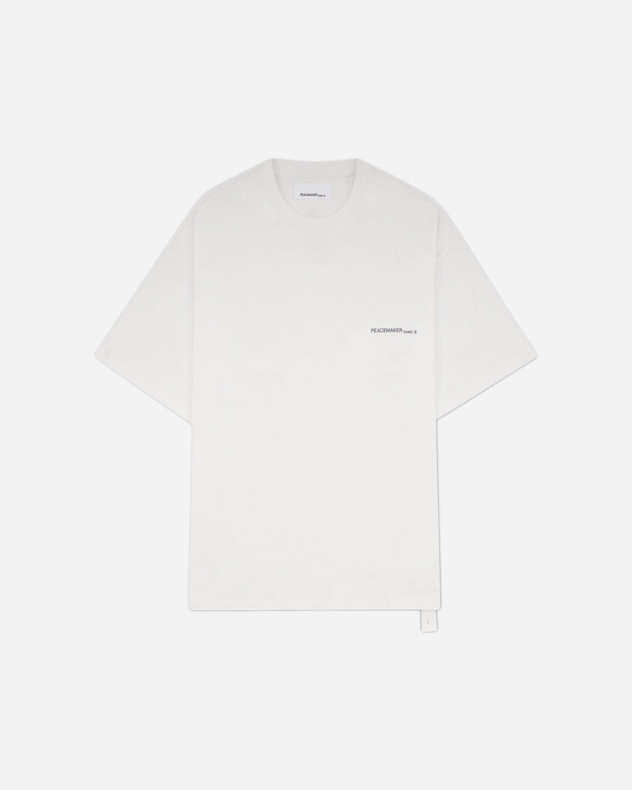 OAMC Peacemaker Oversize Tee  Tree Over Print White T-Shirts Top PCM3OT02MJE001001 WHITE