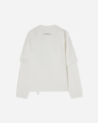 OAMC Peacemaker Peacemaker Lighter Double Layer Boxy Tshirt Snow White T-Shirts Top PCM1OT05RJE003002 WHT
