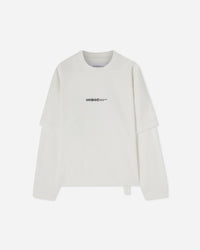 OAMC Peacemaker Peacemaker Painted Double Layer Boxy Tshirt Snow White T-Shirts Top PCM1OT05NJE003002 WHT