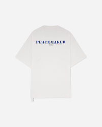 OAMC Peacemaker Pocket Tee  Stencil Print White T-Shirts Top PCM3OT03DJE001001 WHITE