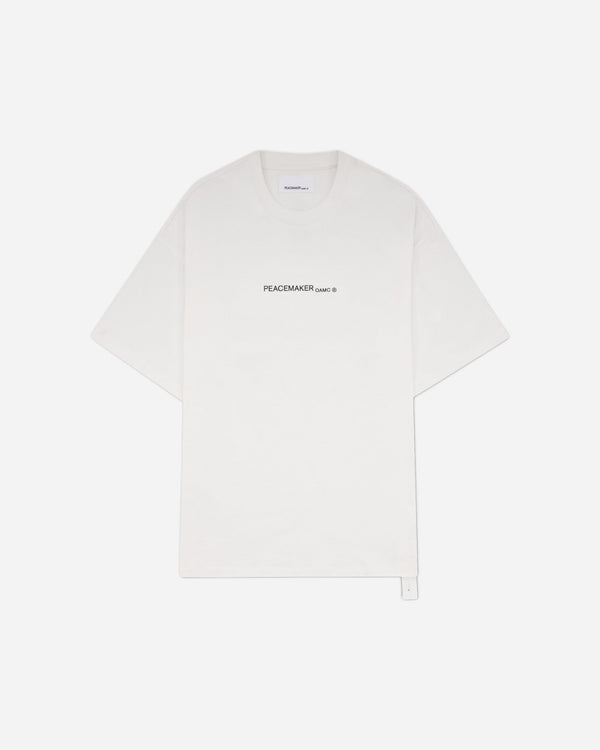 OAMC Peacemaker Regular Tee  Birds Print White T-Shirts Top PCM3OT01BJE001001 WHITE