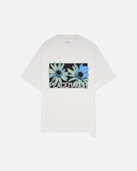 OAMC Peacemaker Regular Tee  Flower Print White T-Shirts Top PCM3OT01EJE001001 WHITE