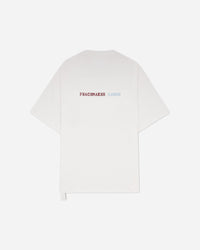 OAMC Peacemaker Regular Tee  Slow Down Print White T-Shirts Top PCM3OT01CJE001001 WHITE