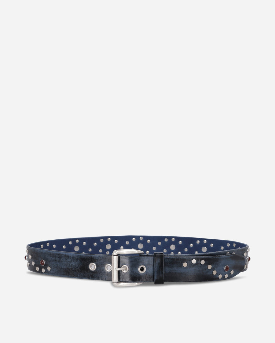 Our Legacy Vortex Belt Vintage Black Ocean Leather Belts Belt A2268VVB 001