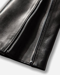 Our Legacy Wmns Zipped Dining Glove Black Nappa Gloves and Scarves Gloves A2268ZBL 001