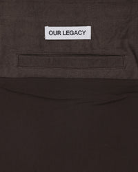 Our Legacy Grande Slack Bag Dry Olive Airy Linen Bags and Backpacks Shoulder Bags A2268GDO 001