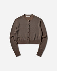 Our Legacy Wmns Micro Cardigan Cangiante Copper Tech Cotton Knitwears Cardigans W2263MC 001