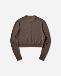Our Legacy Wmns Micro Cardigan Cangiante Copper Tech Cotton Knitwears Cardigans W2263MC 001