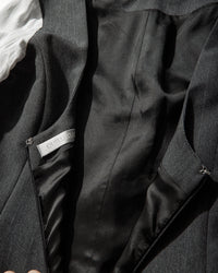 Our Legacy Wmns Firm Dress Shark Pinstripe Herringbone Dresses Dress Mid W2267FSP 001