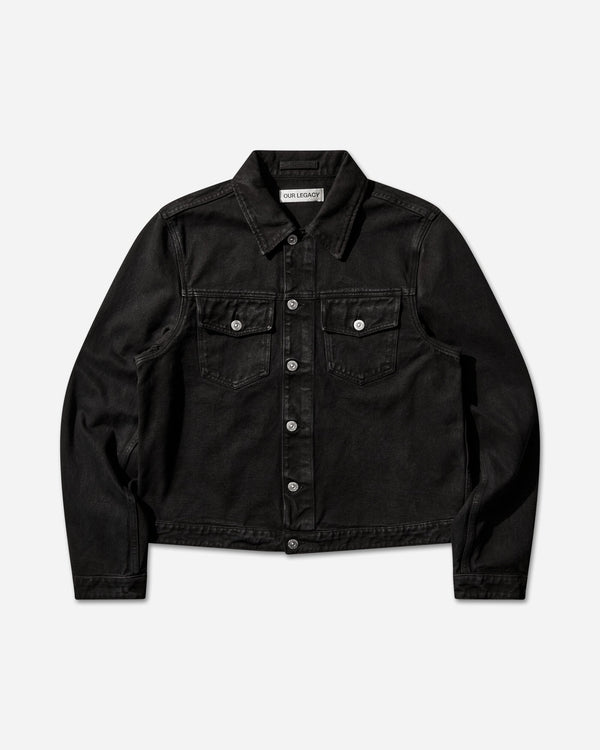 Our Legacy Origin Jacket Overdyed Highway Black Coats and Jackets Jackets M2265OH 001