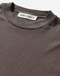 Our Legacy Box T-Shirt Worn Brown Legacy Jersey T-Shirts Shortsleeve M2266BWB 001