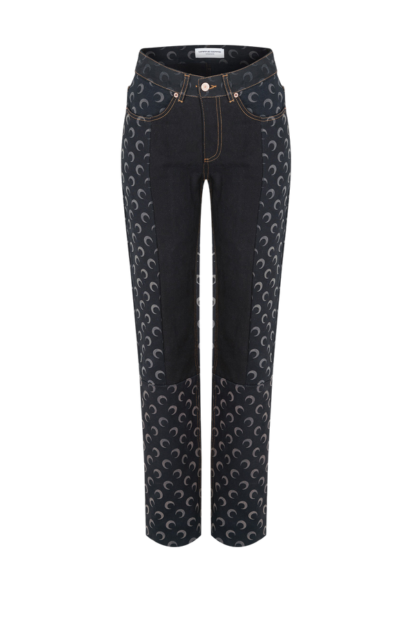Moon Denim Straight-Fit Trousers