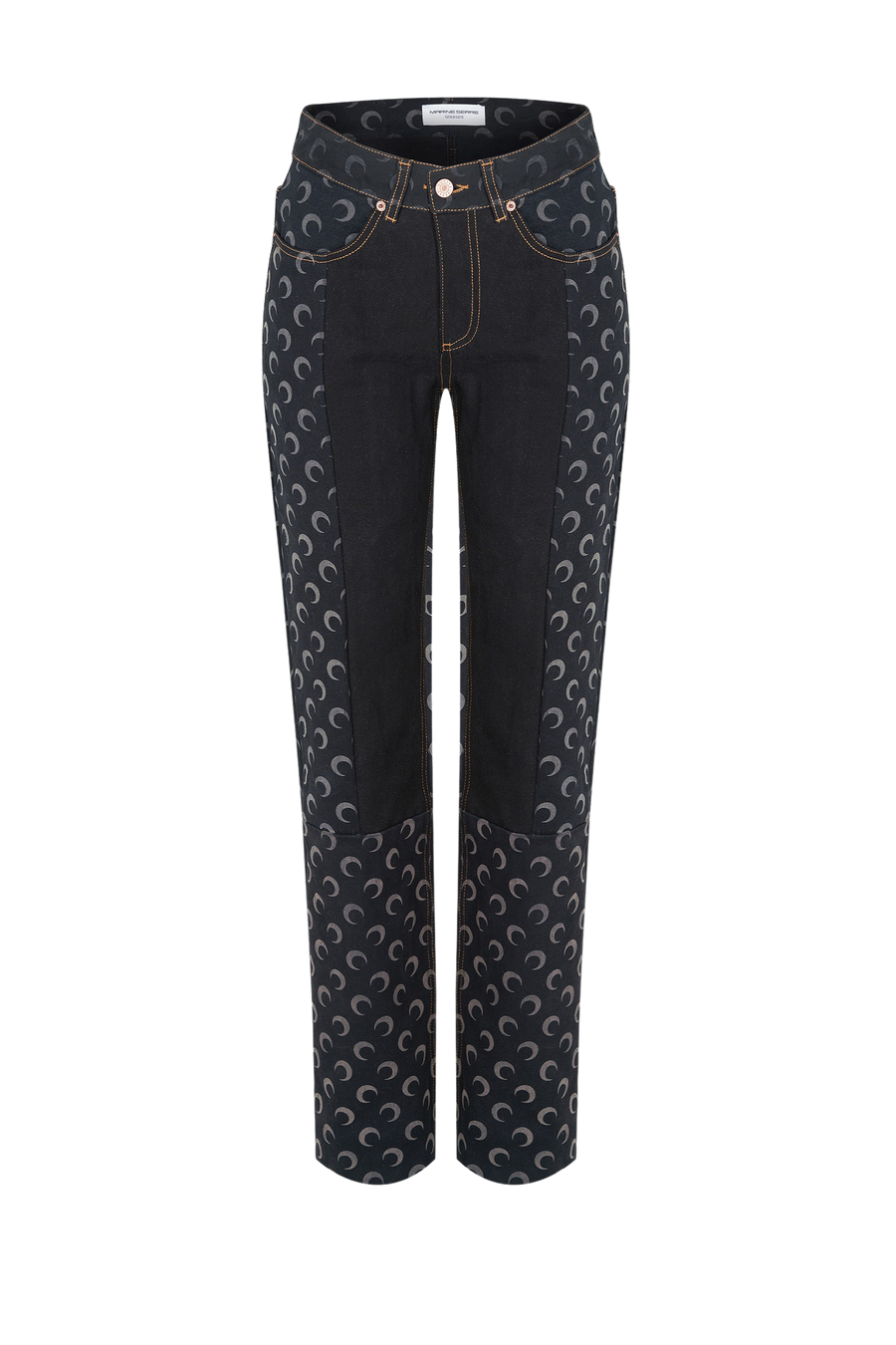 Moon Denim Straight-Fit Trousers