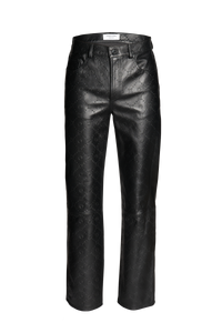 Regenerated Moonogram Leather Trousers