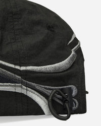 ROA Pursuit 6 Panel Cap Black Hats Caps YBUW213FA08 BLK0001