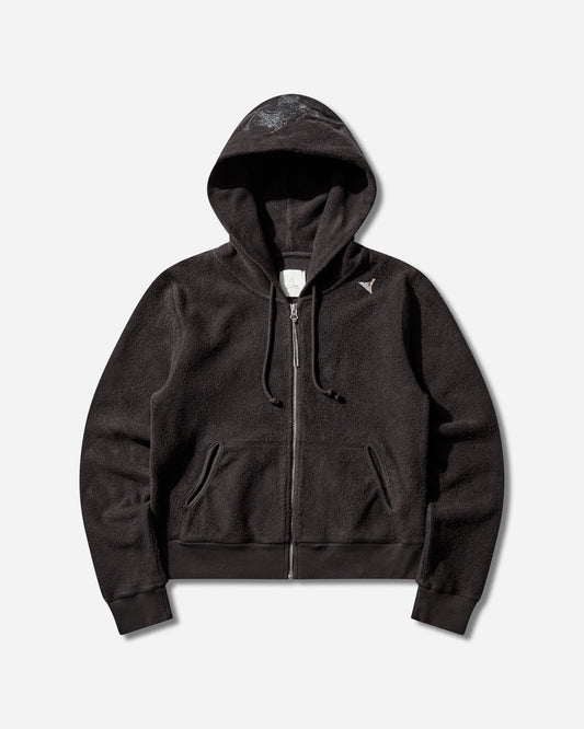 ROA Guniy Inside Out Zip-Up Baby Hoodie Washed Black Sweatshirts Hoodies YBWW031JY12 BLK0020