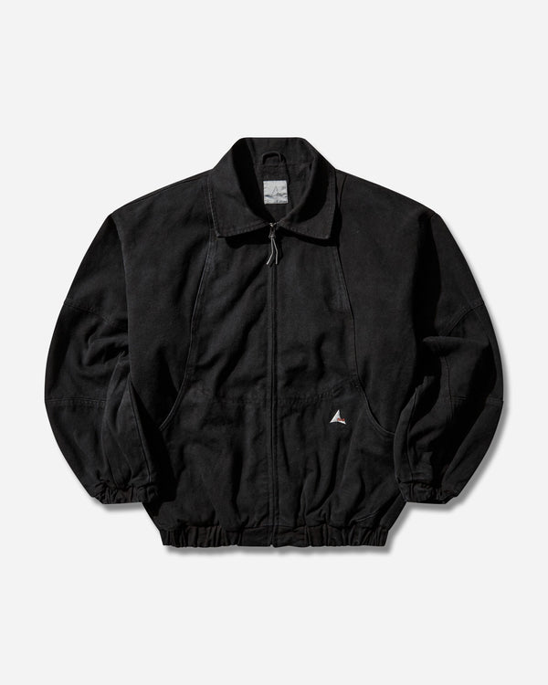 ROA Ash Canvas Jacket Washed Black Coats and Jackets Jackets YBMW006FA06 BLK0020