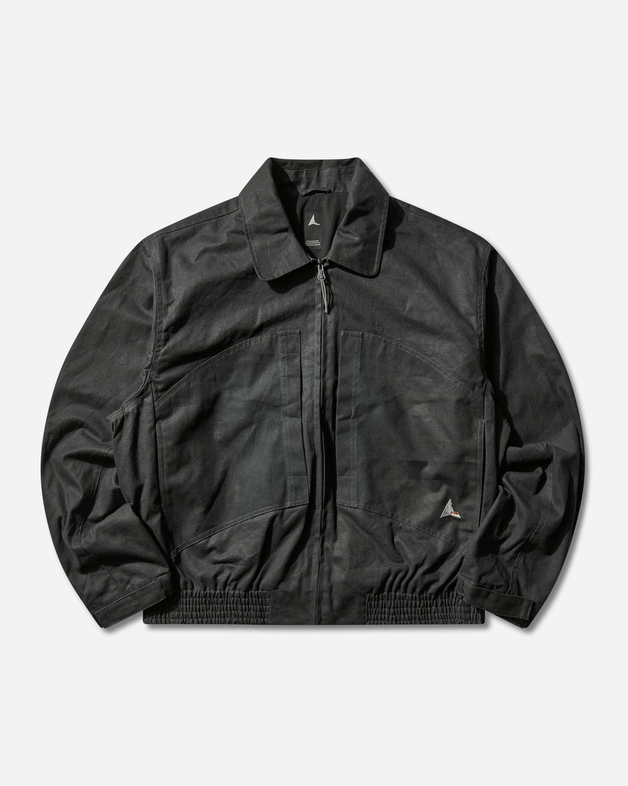 ROA Pilot Waxed Canvas Jacket Dark Green Coats and Jackets Jackets YBMW0164FA133 GRN0003