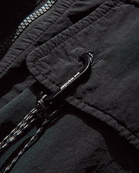 ROA Roa x And Wander Garment Dye Nylon Hooded Jacket Black Coats and Jackets Jackets 5745221536 10