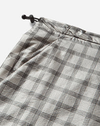 ROA Nia See Through Printed Check Mid Skirt White Skirts Midi YBWW033FA13 WTH0001