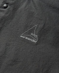 ROA R04 Roa × And Wander Breathable Shirt Charcoal Shirts Shortsleeve Shirt 5746183512SJ 022