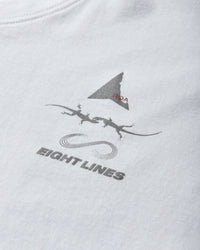 ROA Roa X Eightlines T-Shirt White T-Shirts Top YBMW0238JY30 WTH0001