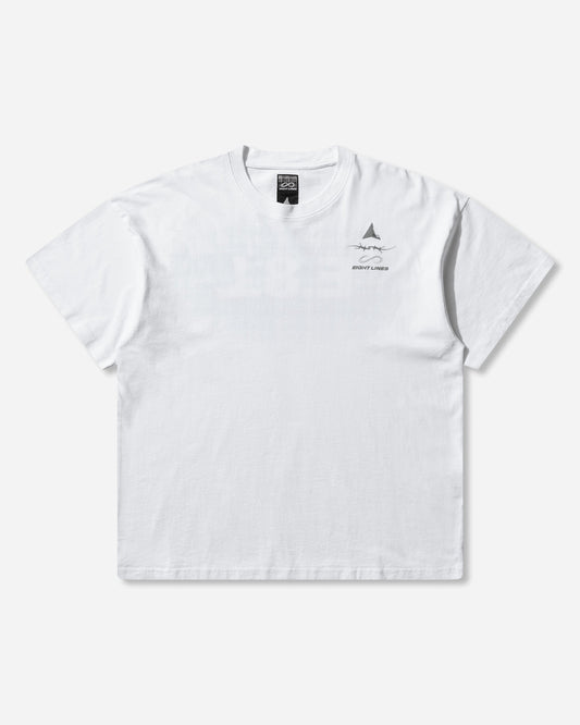 ROA Roa X Eightlines T-Shirt White T-Shirts Top YBMW0238JY30 WTH0001