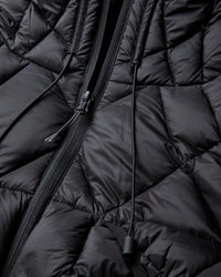 ROA Nuna 800 Fill Power Hooded Down Vest Black Coats and Jackets Vests YBUW060FA34 BLK0001