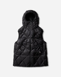 ROA Nuna 800 Fill Power Hooded Down Vest Black Coats and Jackets Vests YBUW060FA34 BLK0001