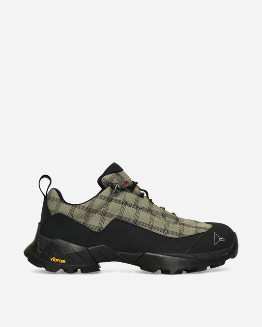 ROA Katharina Taupe/Black Check Sneakers Low YBUW123FA11 GRY0039