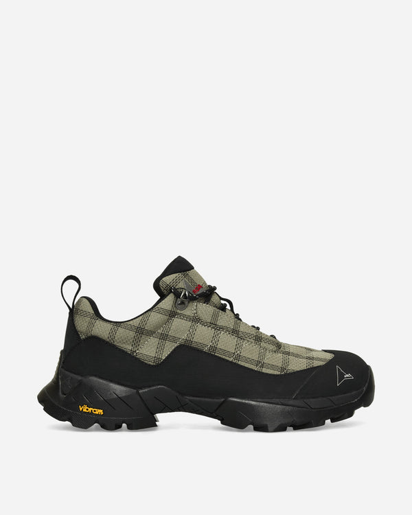 ROA Katharina Taupe/Black Check Sneakers Low YBUW123FA11 GRY0039